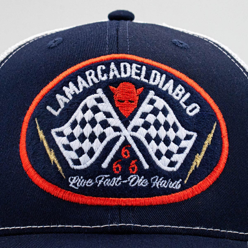 Gorra Trucker flags Blue / orange