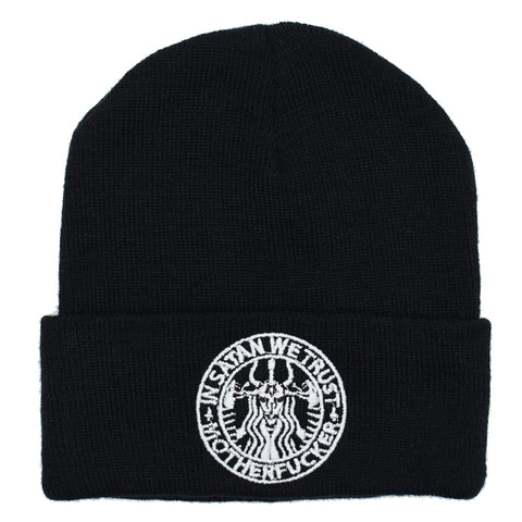 Beanie In Satan We Trust