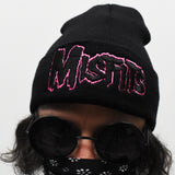 Beanie Logo Misfits Rosa