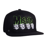 Gorra Plana Misfits Calaveras