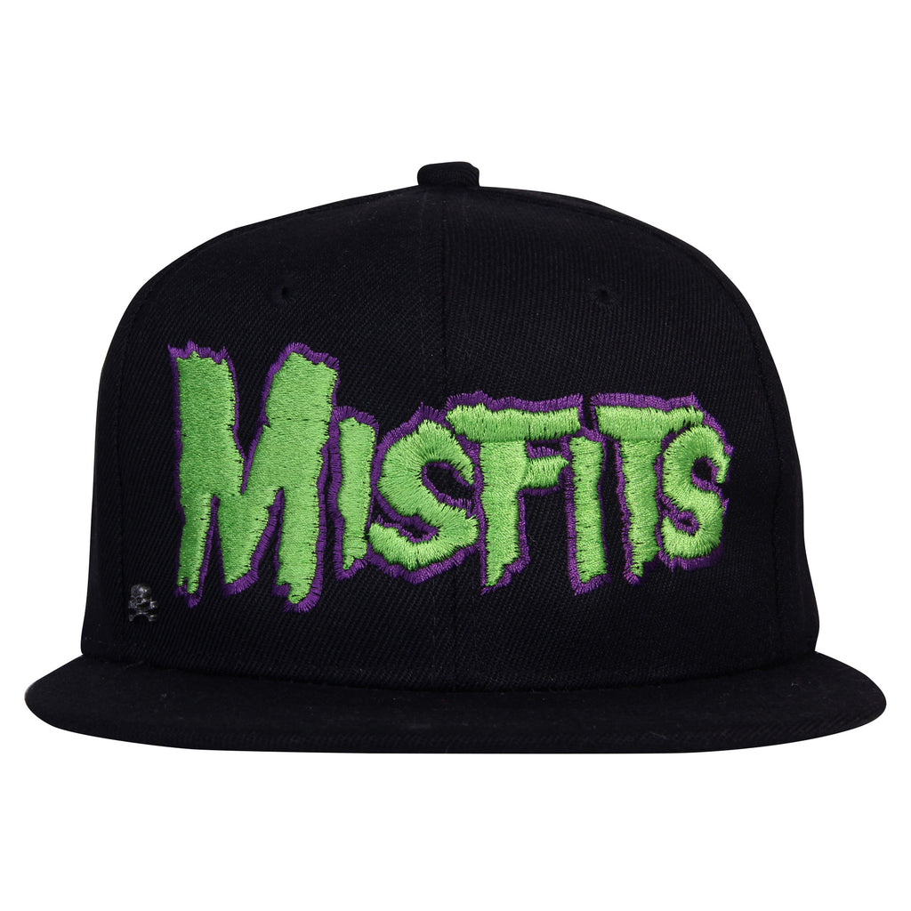 Gorra Plana Logo Misfits Green