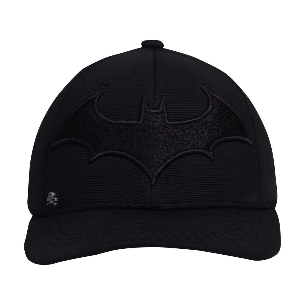 Gorra Baseball Flex Logo Arkham Negro