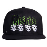 Gorra Plana Misfits Calaveras