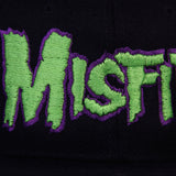 Gorra Plana Logo Misfits Green