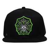 Gorra Plana Telaraña 666