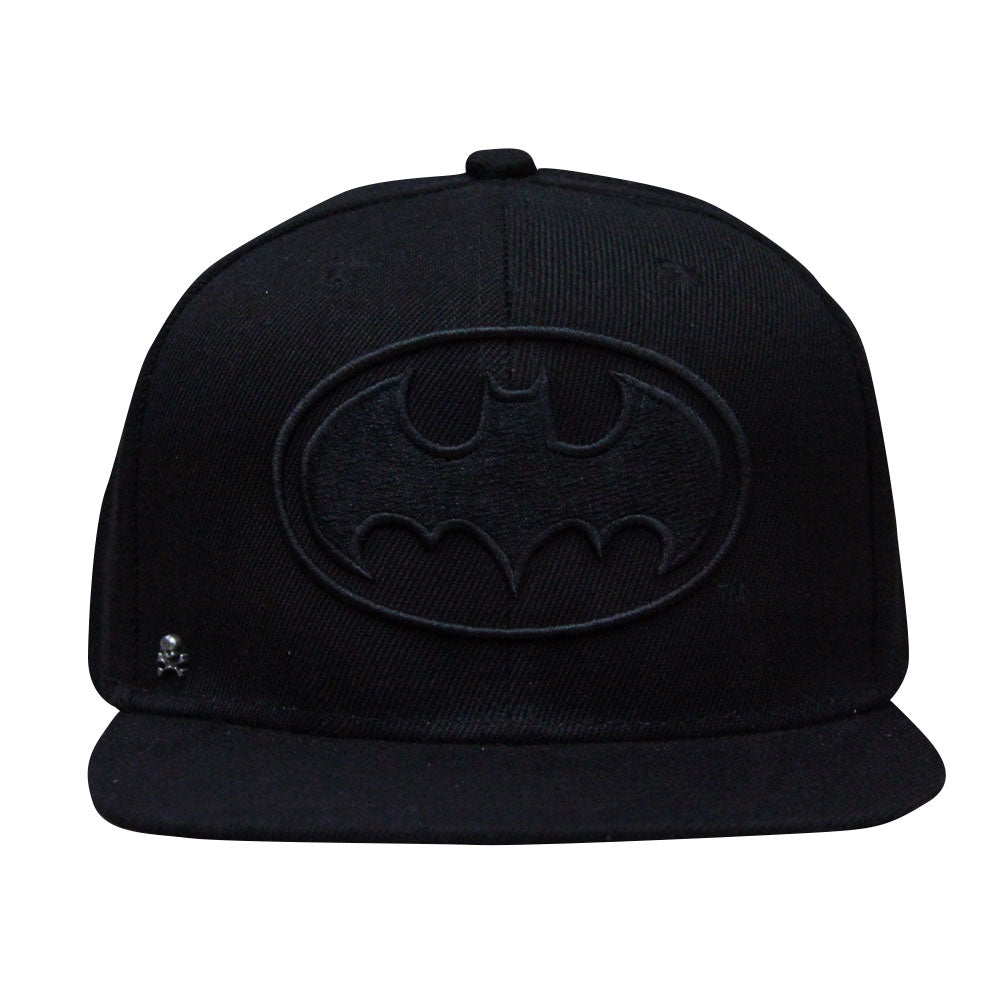 Gorra Plana Logo Batman Negro