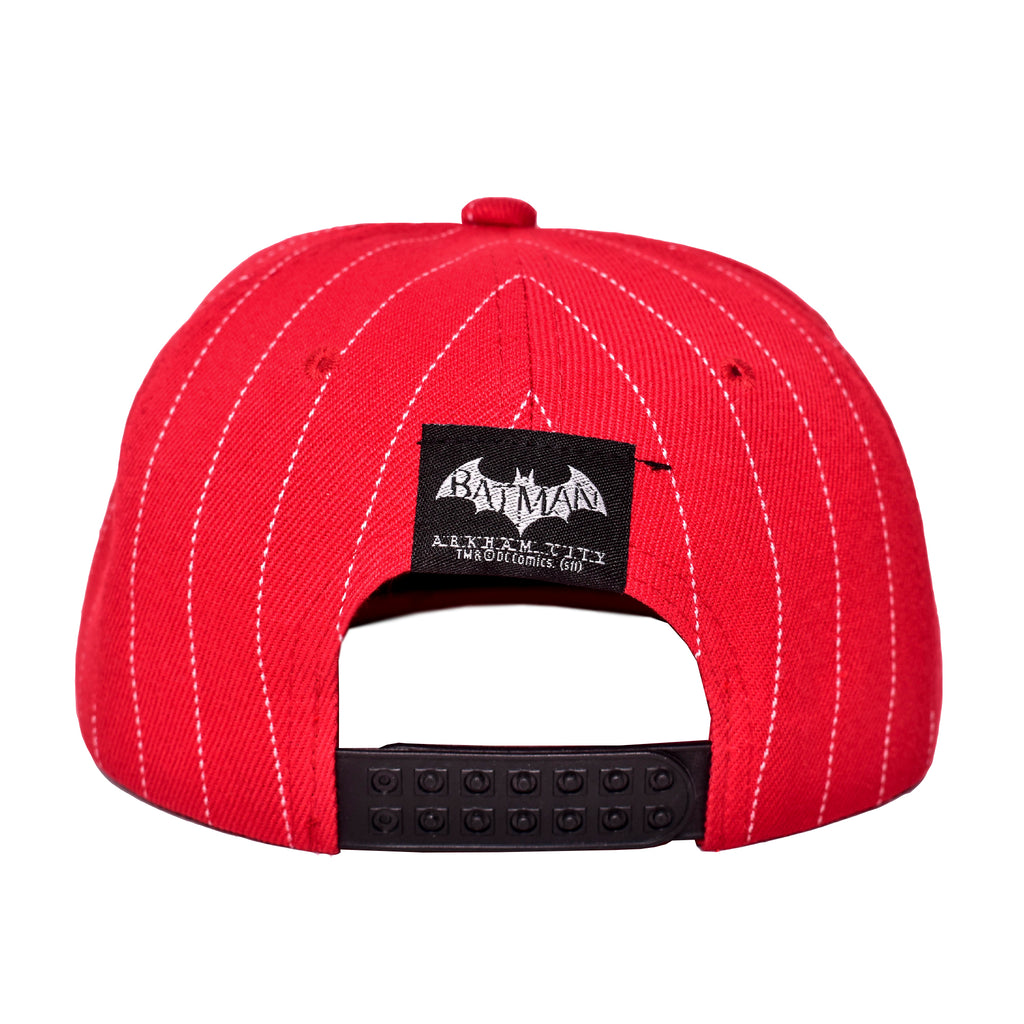 Gorra Arkham Rojo/Rayas