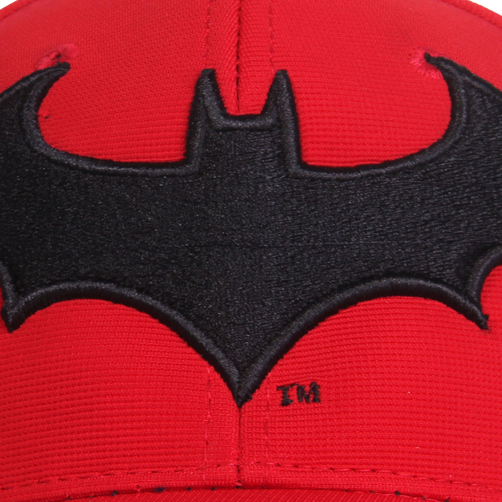 Gorra Flex Logo Arkham -roja