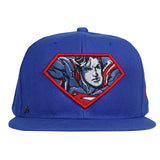 Gorra Plana Logo Superman Rostro