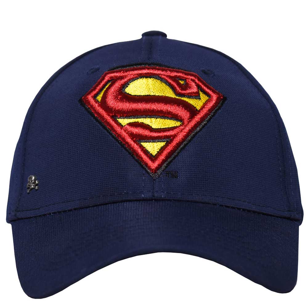 Gorra Flex Logo Superman Azul Marino