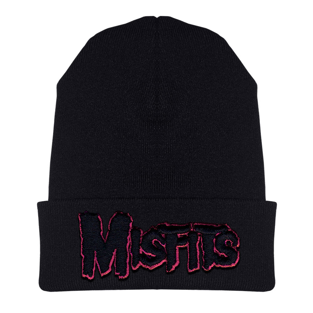 Beanie Logo Misfits Rosa